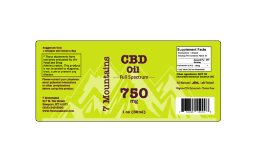 Full Spectrum CBD Oil 750 mg - Image 2