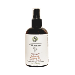 7 Mountains CBD Balanced Massage Oil