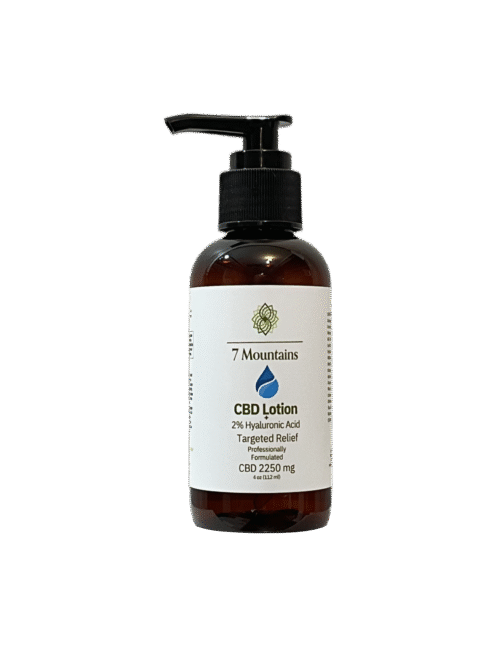 7 Mountains CBD Hemp Lotion wtih Hylauronic Acid