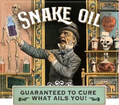 snake oil salesman